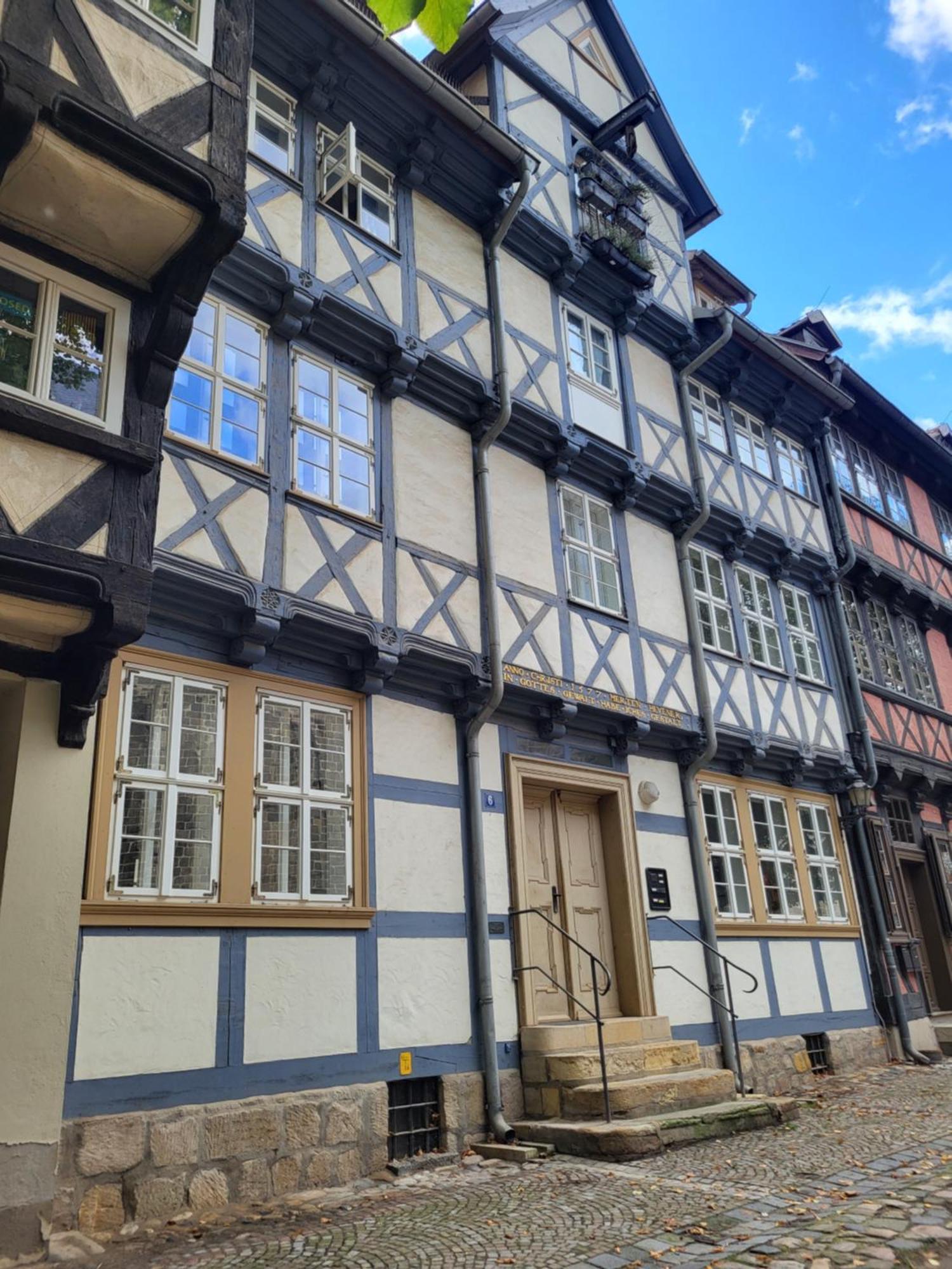 Anno 1577 - Marktkirchhof 6 Quedlinburg Buitenkant foto